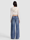 FELPA DOLLIE CASHMERE CON ZIP E CAPPUCCIO-ALICE + OLIVIA