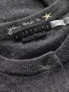 DOLLIE CASHMERE CARDIGAN-CHARCOAL HEATHER-ALICE + OLIVIA