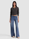 DOLLIE CASHMERE CARDIGAN-CHARCOAL HEATHER-ALICE + OLIVIA