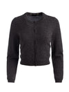 DOLLIE CASHMERE CARDIGAN-CHARCOAL HEATHER-ALICE + OLIVIA