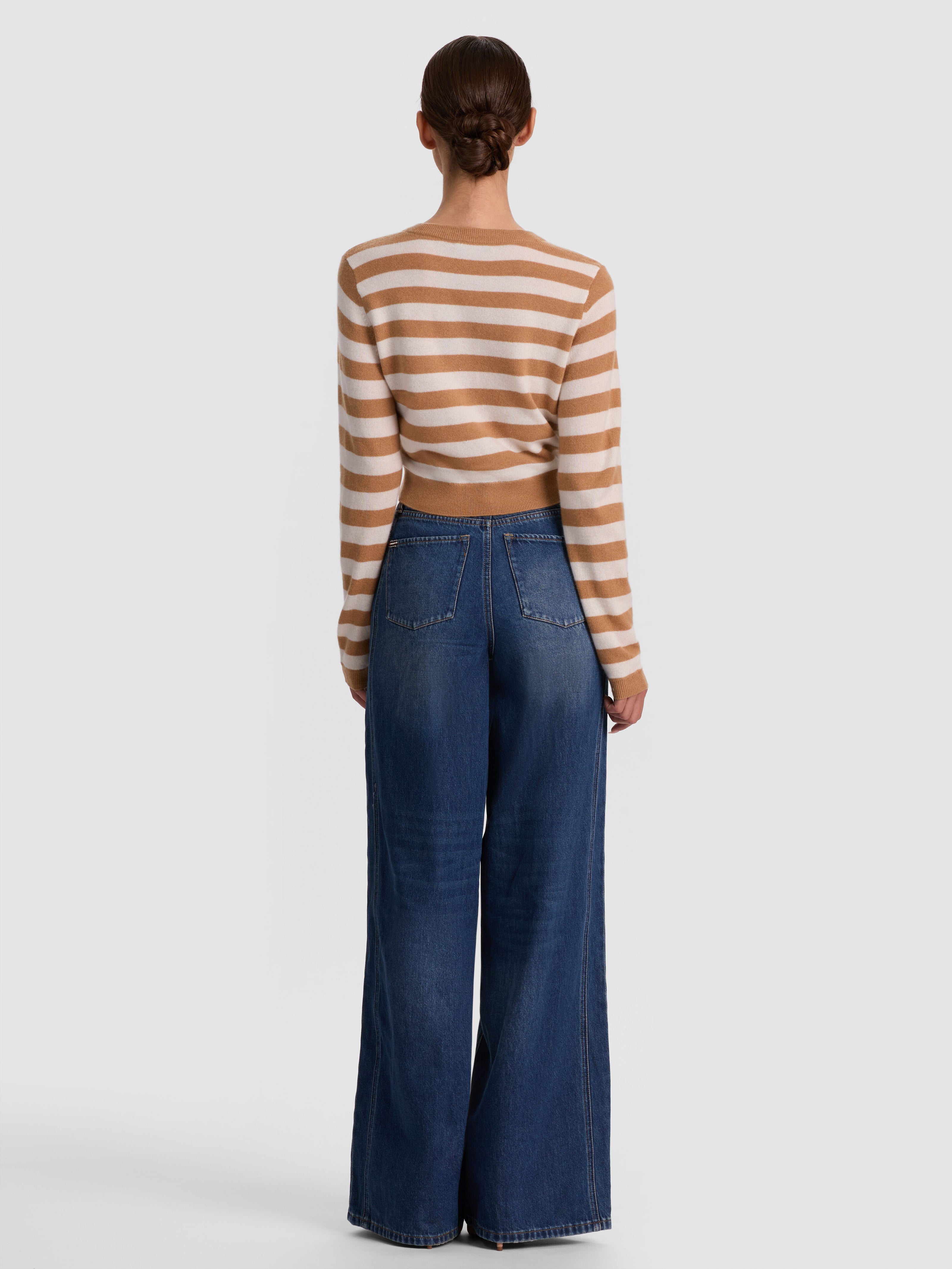 CARDIGAN IN CASHMERE A RIGHE DOLLIE-ALICE + OLIVIA