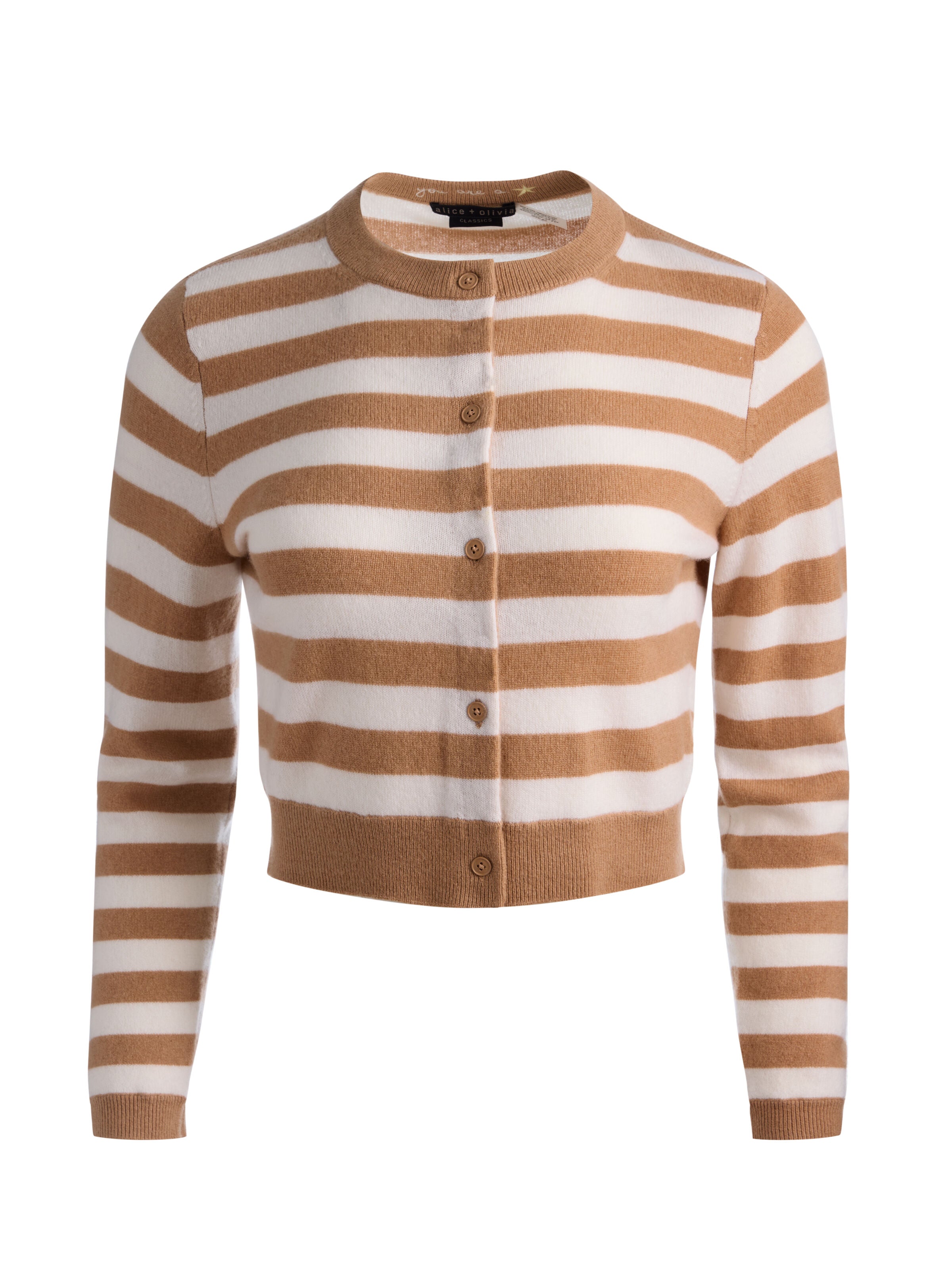 CARDIGAN IN CASHMERE A RIGHE DOLLIE-ALICE + OLIVIA