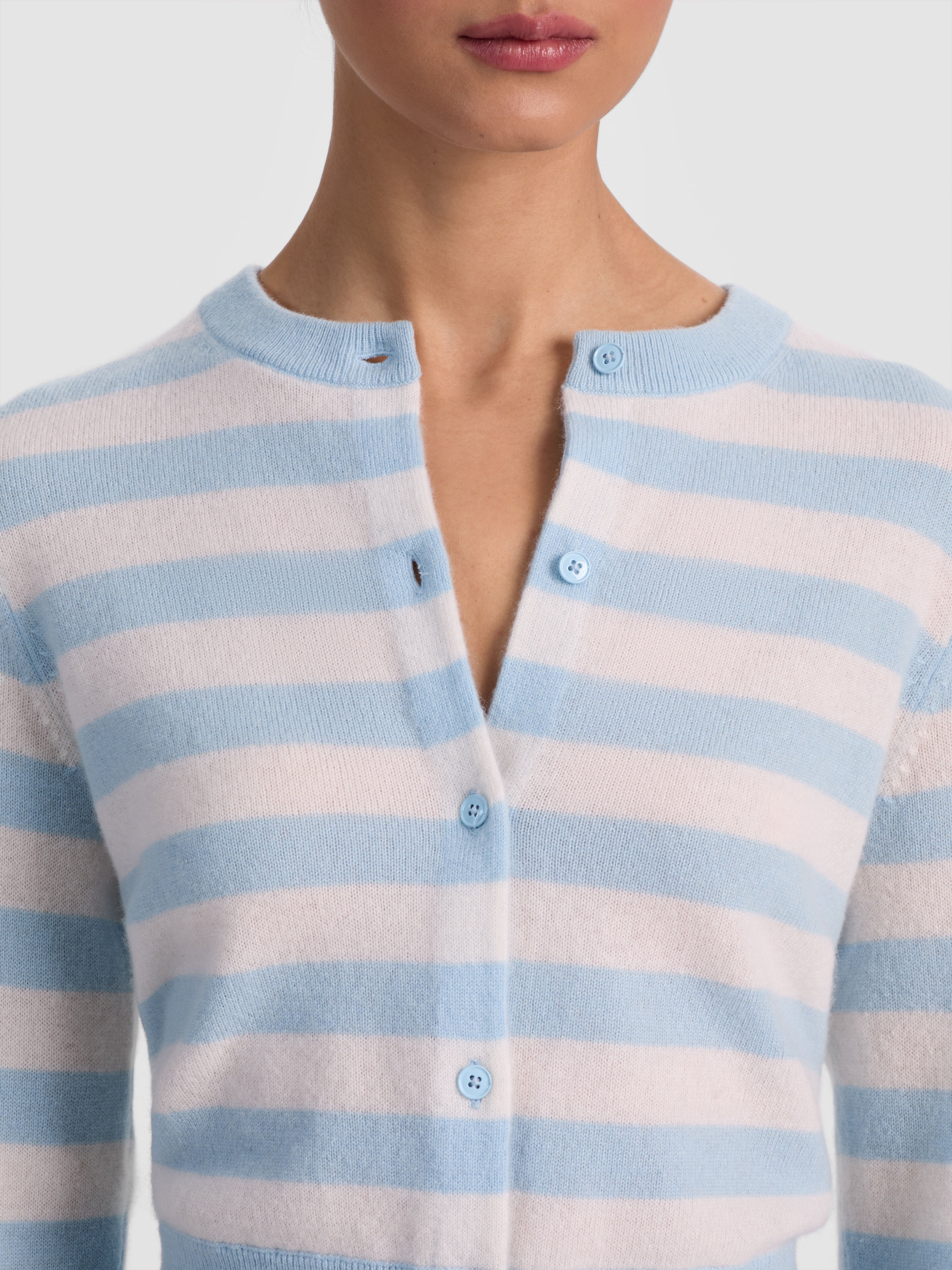 CARDIGAN IN CASHMERE A RIGHE DOLLIE-ALICE + OLIVIA