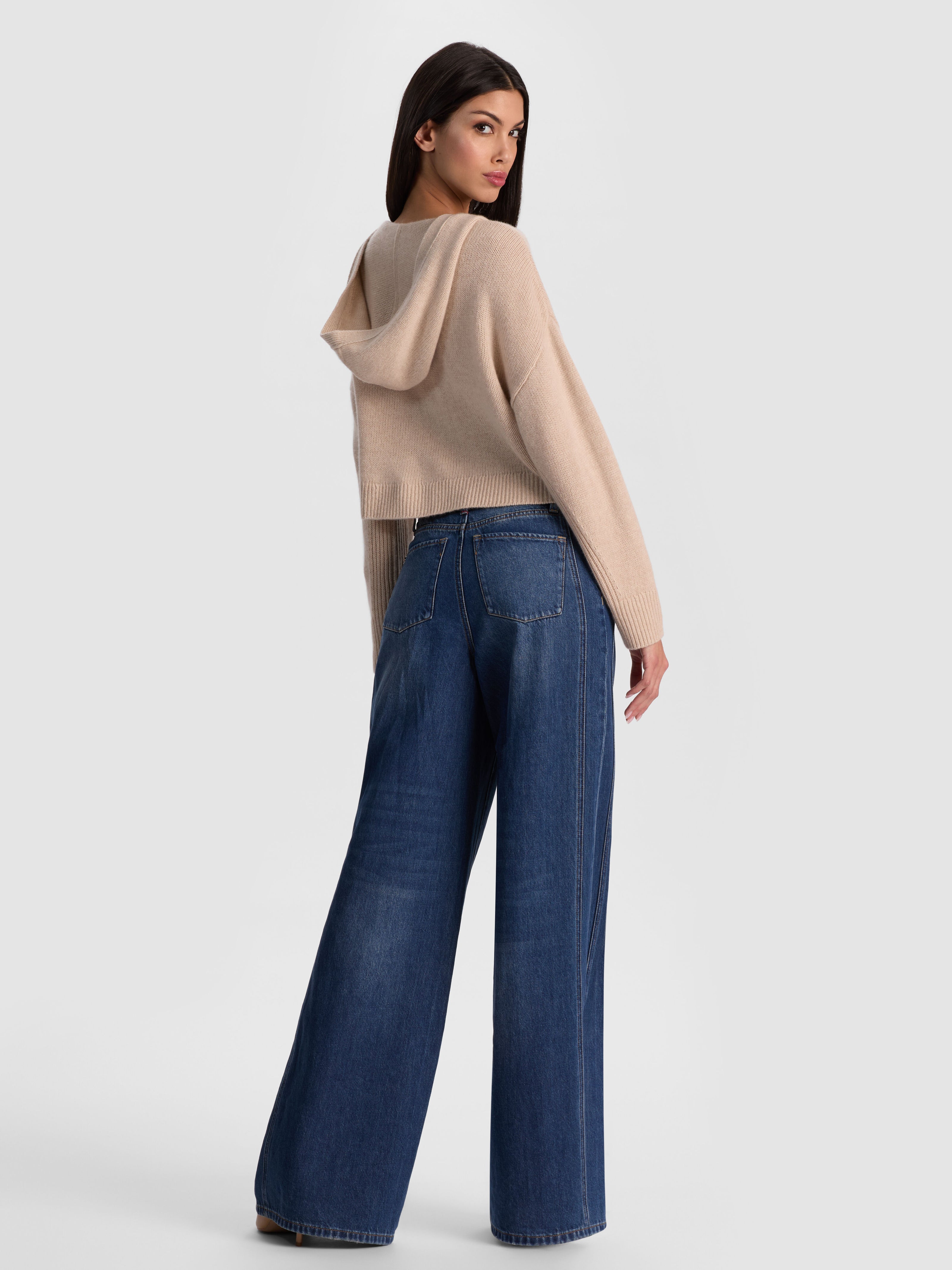 CARDIGAN À CAPUCHE EN CACHEMIRE COREY-ALICE + OLIVIA