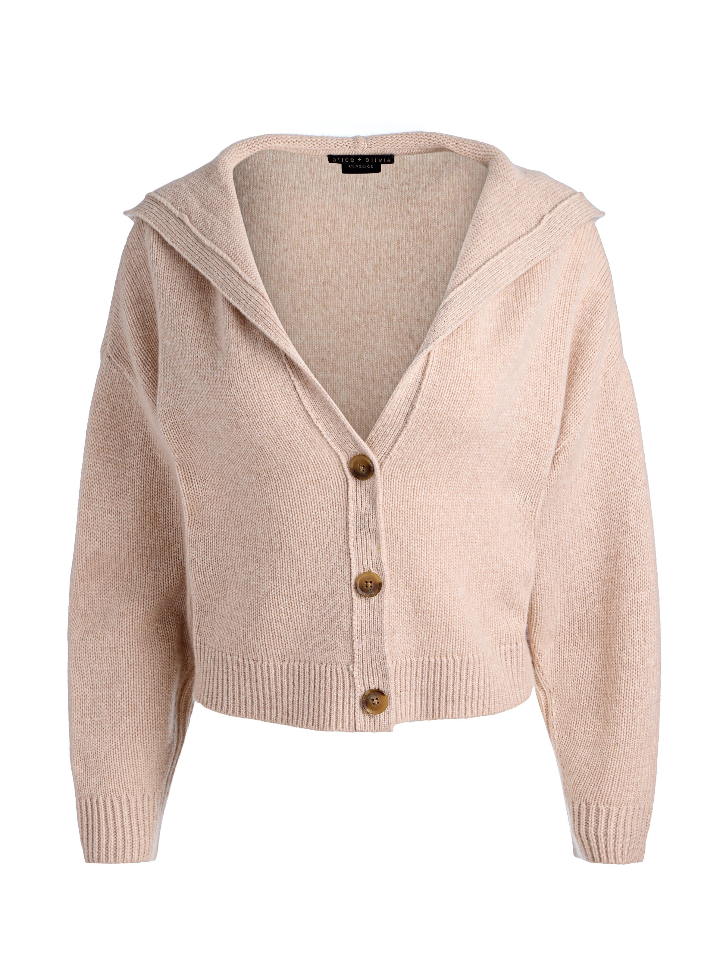 CARDIGAN À CAPUCHE EN CACHEMIRE COREY-ALICE + OLIVIA