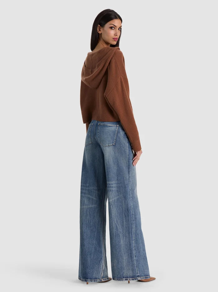 COREY HOODED CASHMERE CARDIGAN-CAMEL-ALICE + OLIVIA