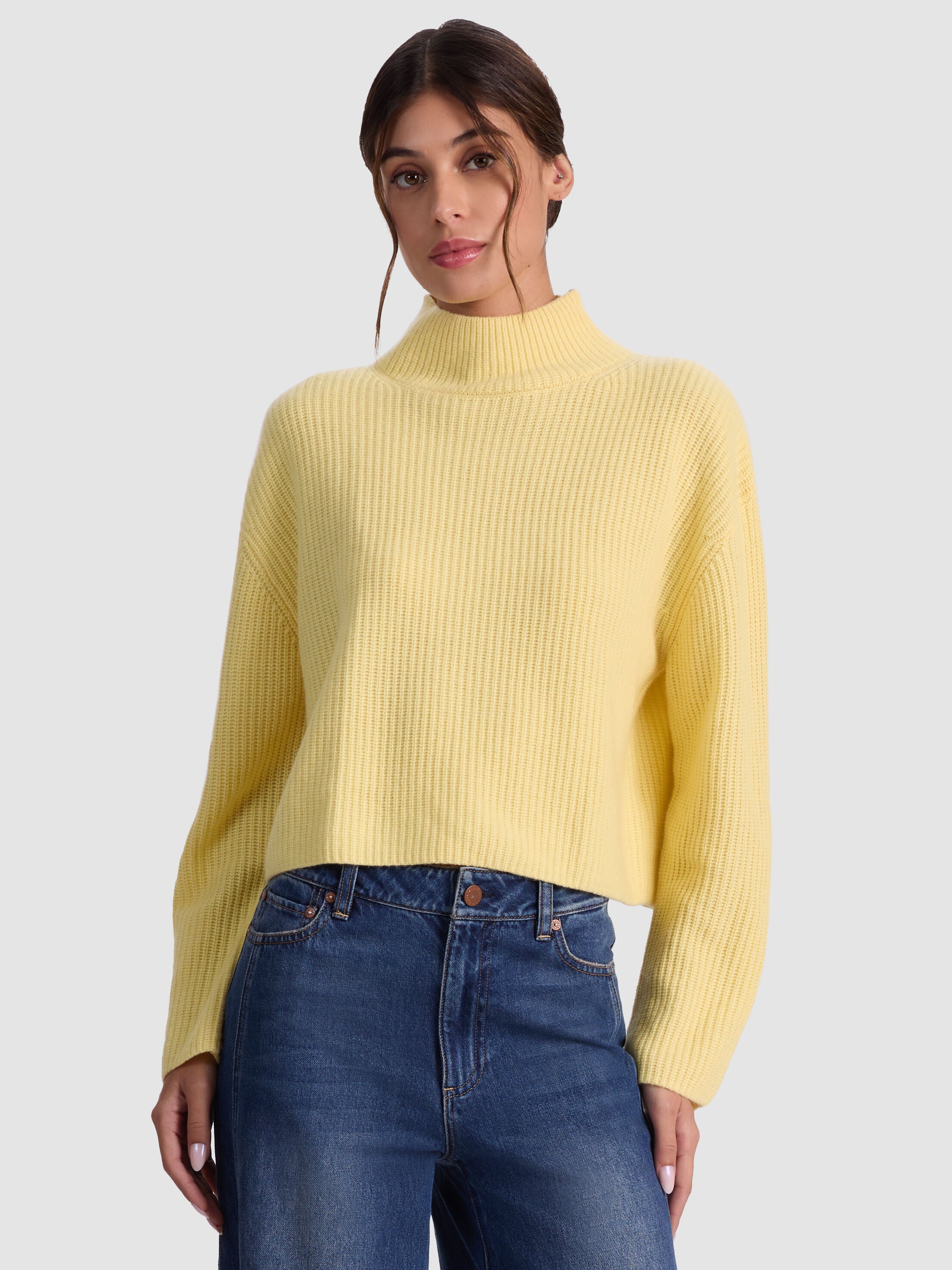 NANCE CASHMERE TURTLENECK-BUTTER-ALICE + OLIVIA