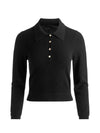 TREVOR CASHMERE POLO-Black-ALICE + OLIVIA