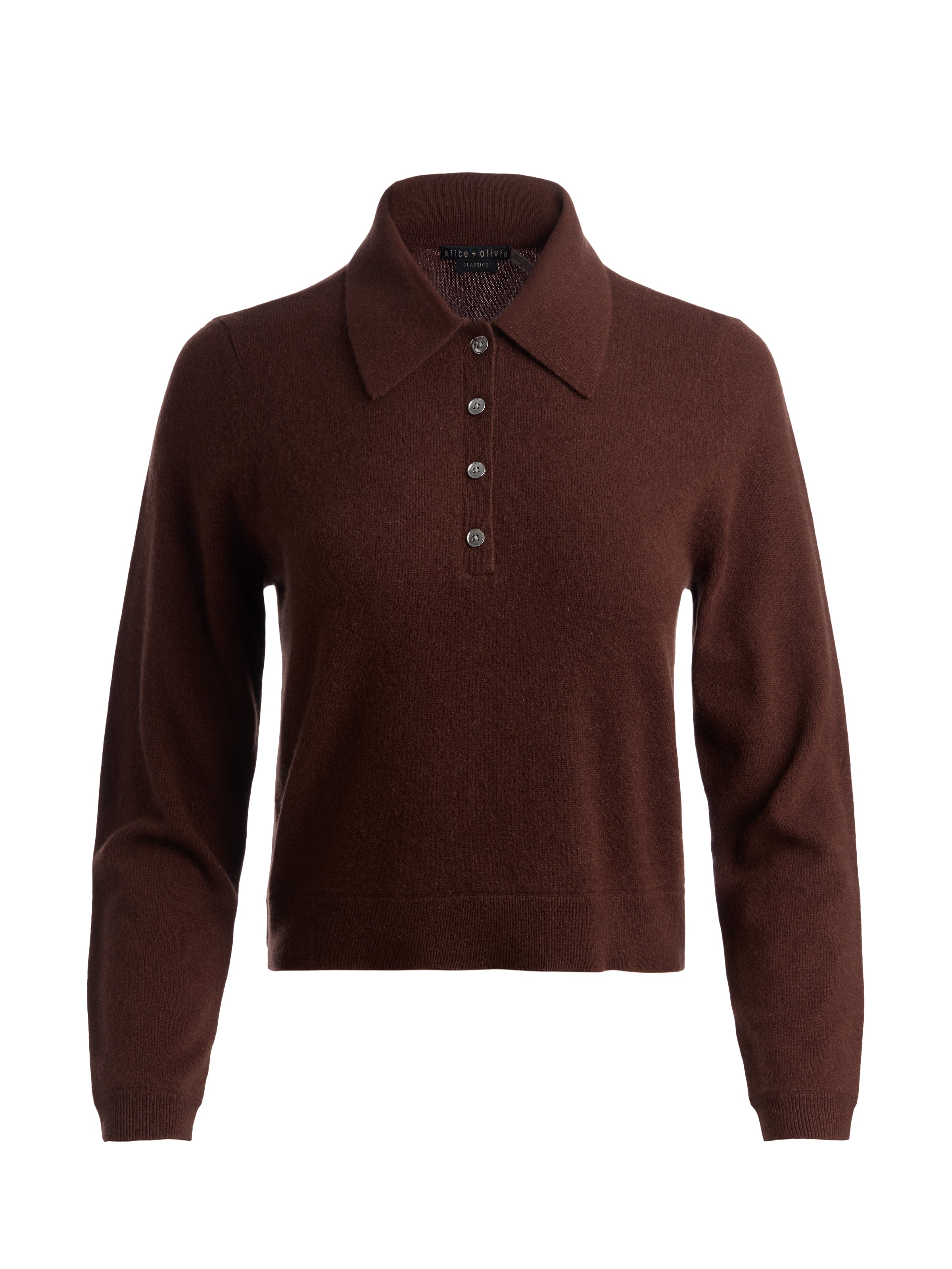 POLO TREVOR IN CASHMERE-ALICE + OLIVIA