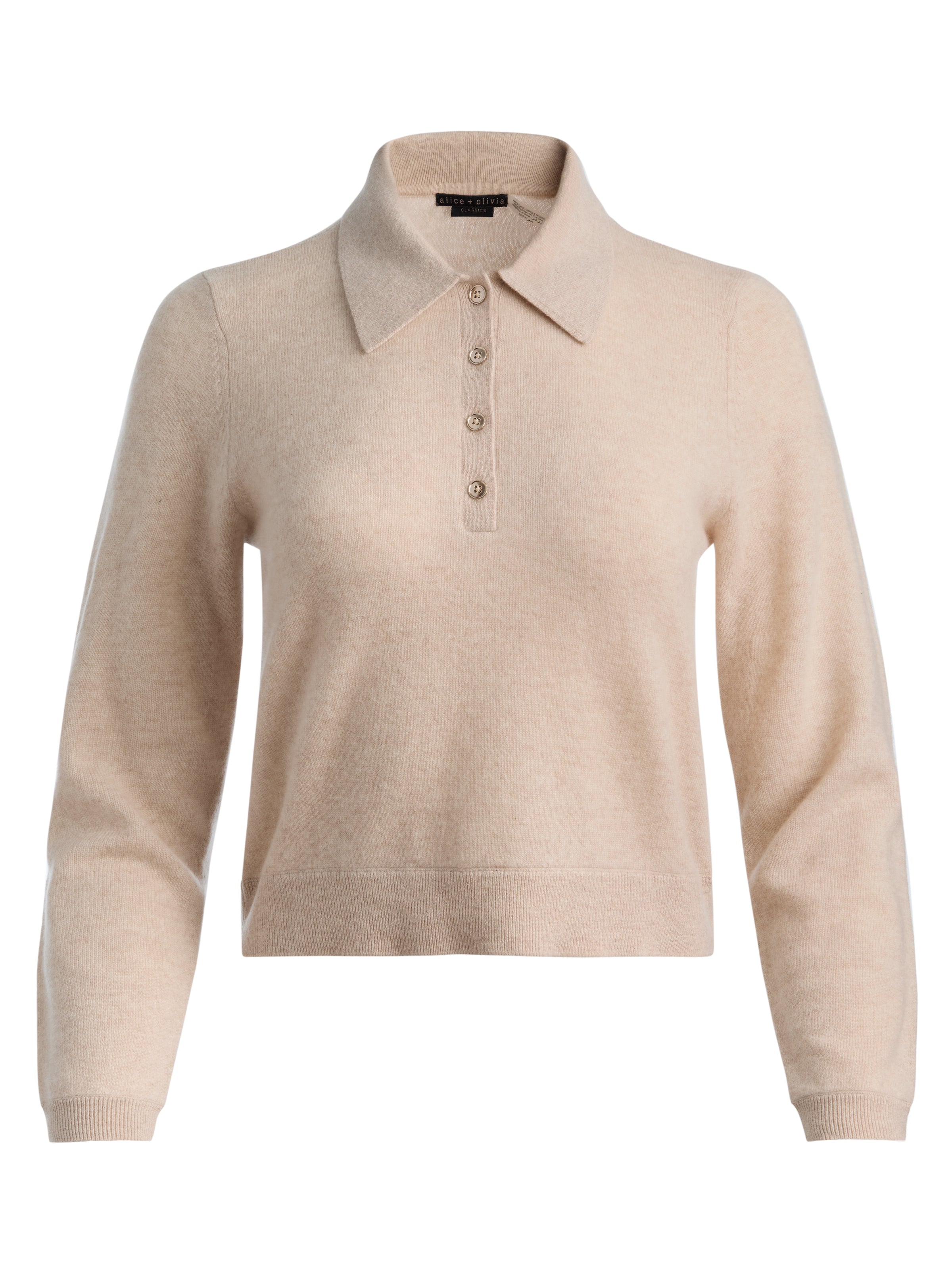 POLO TREVOR IN CASHMERE-ALICE + OLIVIA