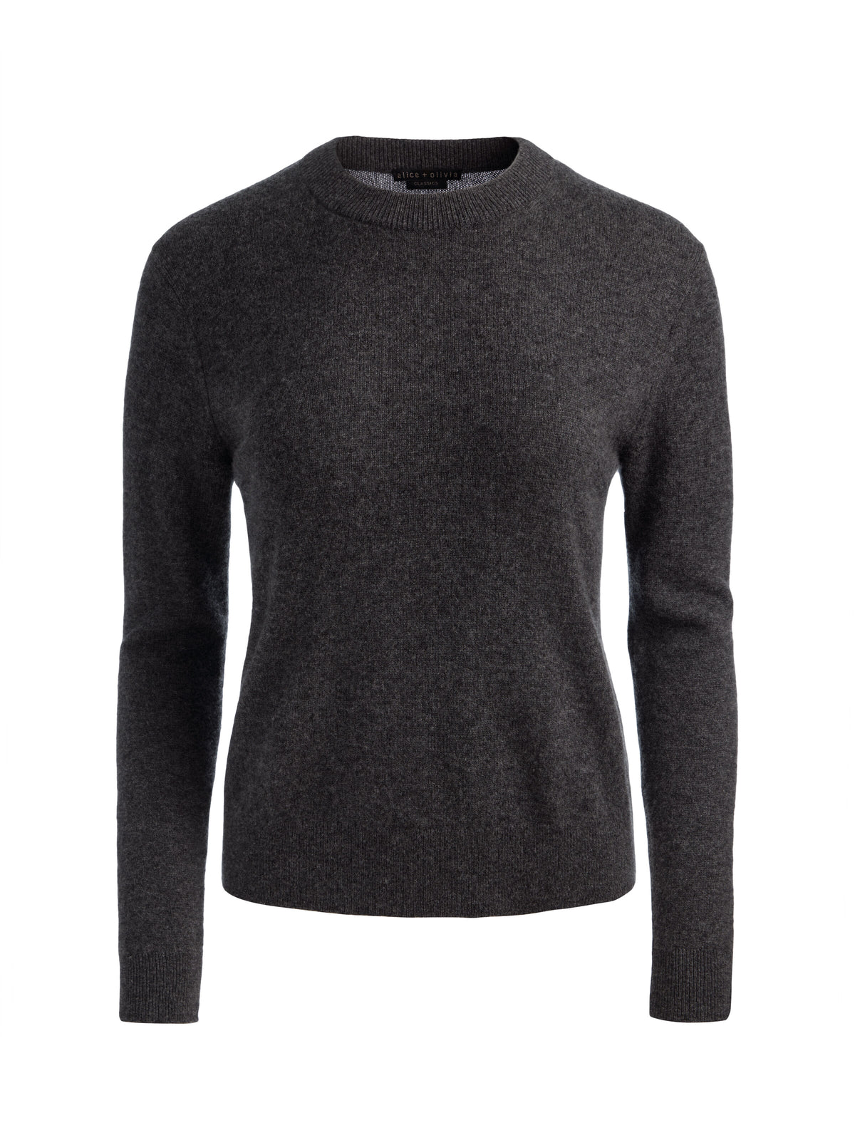 SCOTTIE CASHMERE PULLOVER - CHARCOAL HEATHER
