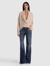 BRENDA CASHMERE SHAWL COLLAR TUNIC-OATMEAL HEATHER-ALICE + OLIVIA