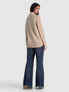 BRENDA CASHMERE SHAWL COLLAR TUNIC-OATMEAL HEATHER-ALICE + OLIVIA