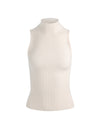 DARCEY WOOL SLEEVELESS TURTLENECK-ECRU-ALICE + OLIVIA