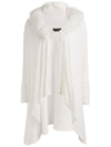 IZZY W FAUX FUR COLLAR-SOFT WHITE-ALICE + OLIVIA