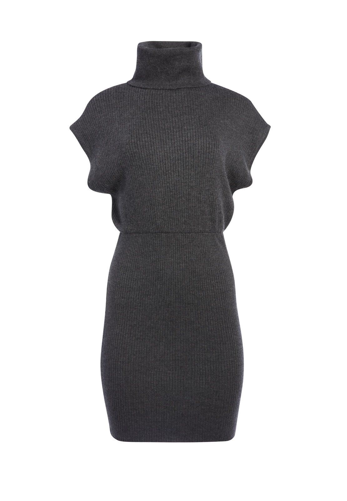 HAILEE TURTLENECK MINI DRESS-Black-ALICE + OLIVIA