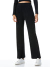 CHARLIZE WIDE LEG SWEATER PANT-Black-ALICE + OLIVIA