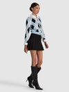 GILET CARDIGAN DOLLIE ARGYLE AVEC COL ET POIGNETS EN TISSU-ALICE + OLIVIA