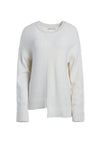 SPARROW CREWNECK PULLOVER-BLACK/SOFT WHITE-ALICE + OLIVIA