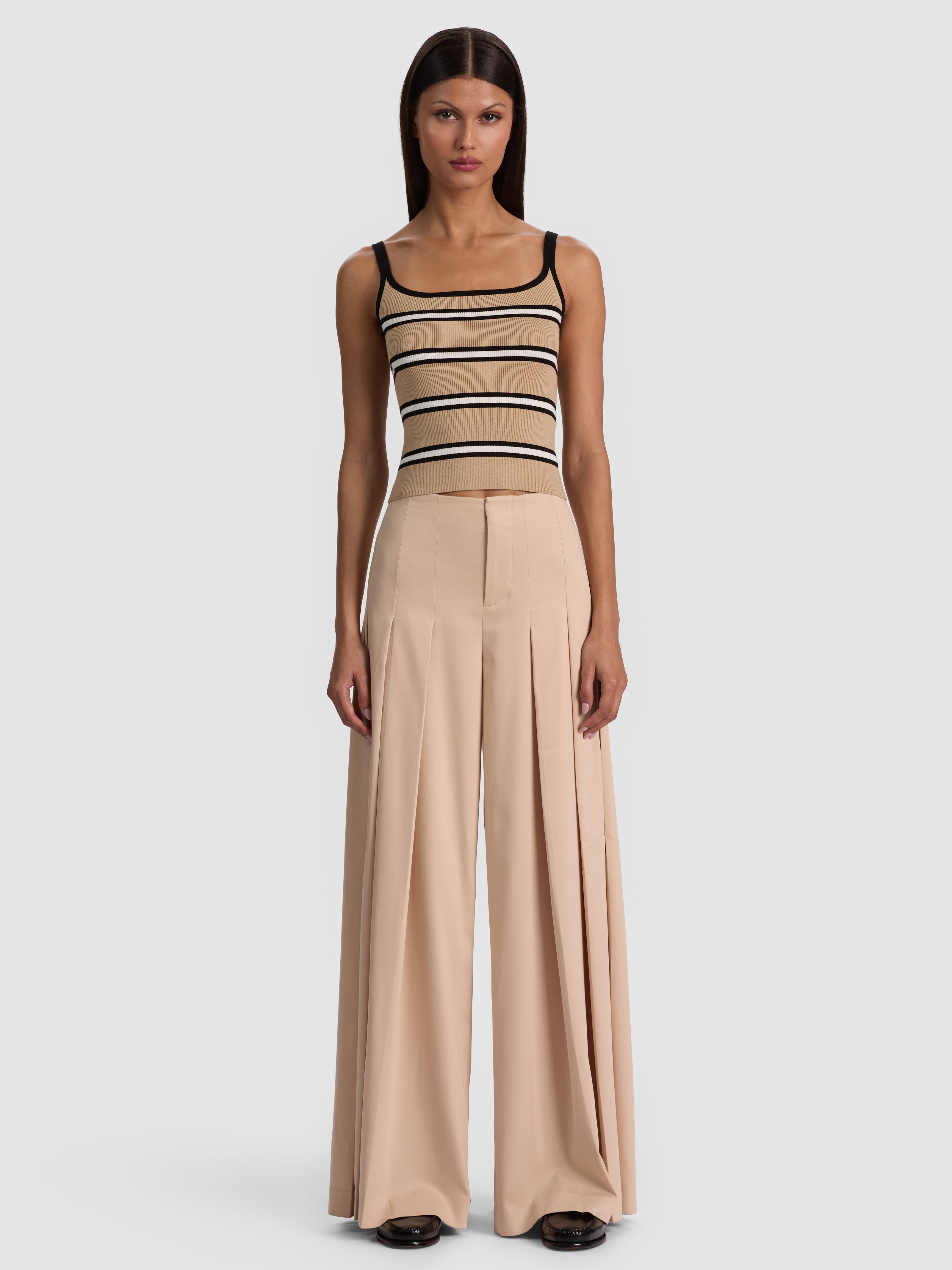 SHANA TANK-BEACH DAY STRIPE SM-ALICE + OLIVIA