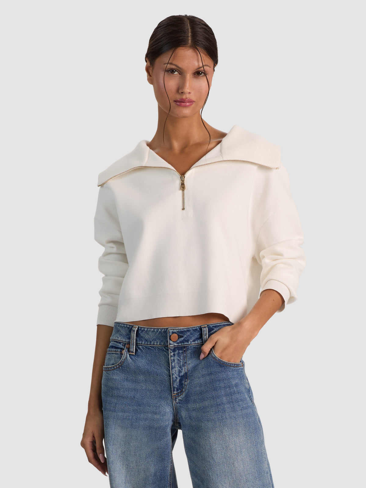KENT ZIP COLLAR PULLOVER