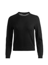 CAROLEE CASHMERE PULLOVER-Black-ALICE + OLIVIA