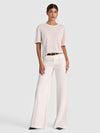 AMELIE CASHMERE KNIT TEE-SOFT WHITE-ALICE + OLIVIA