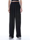 POMPEY HIGH WAISTED PLEATED PANTS-Black-ALICE + OLIVIA