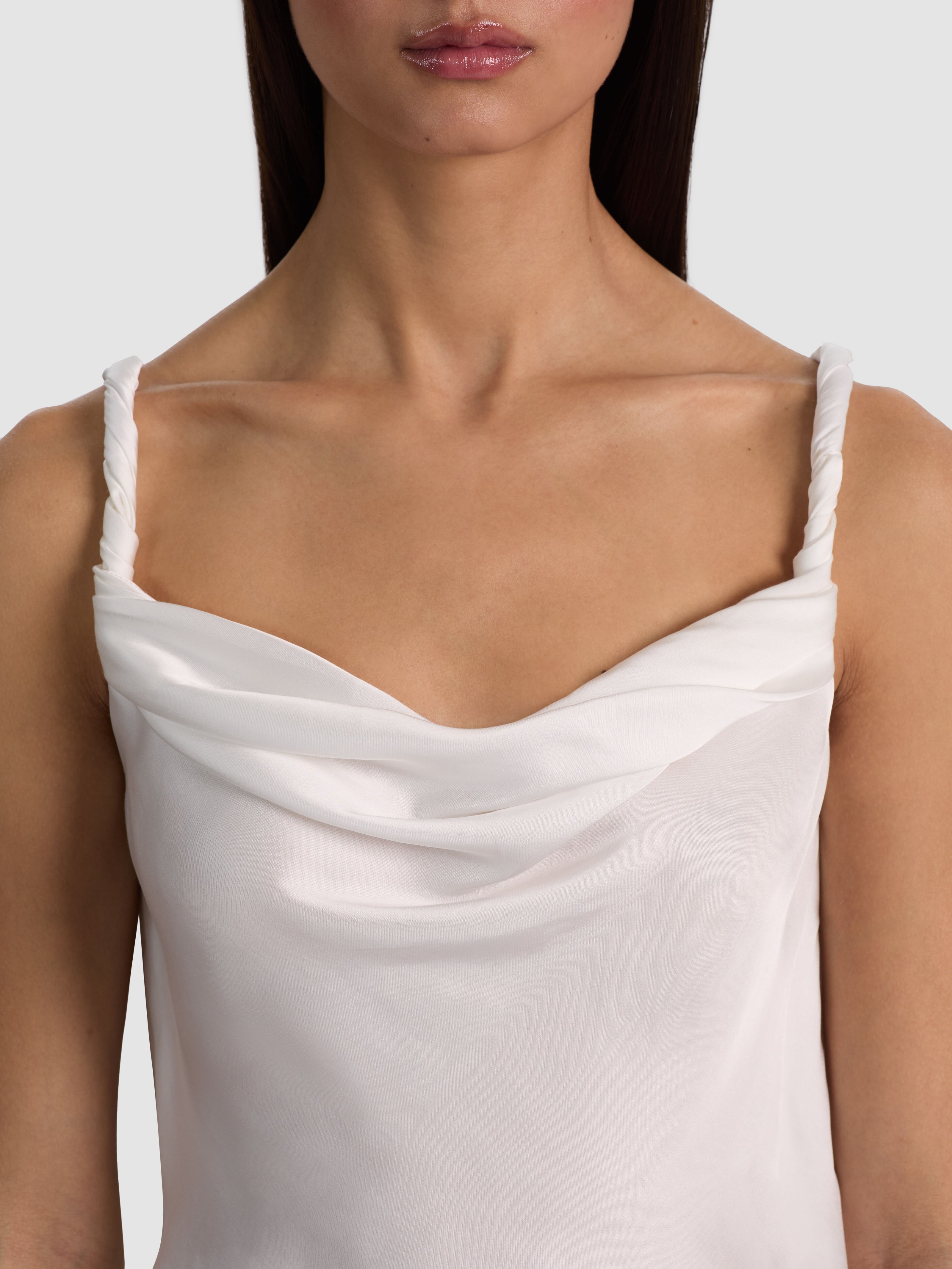 MONIQUE TWIST STRAP TANK-OFF WHITE-ALICE + OLIVIA
