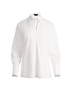 AIMEE DOUBLE LAYER BUTTON DOWN-OFF WHITE-ALICE + OLIVIA