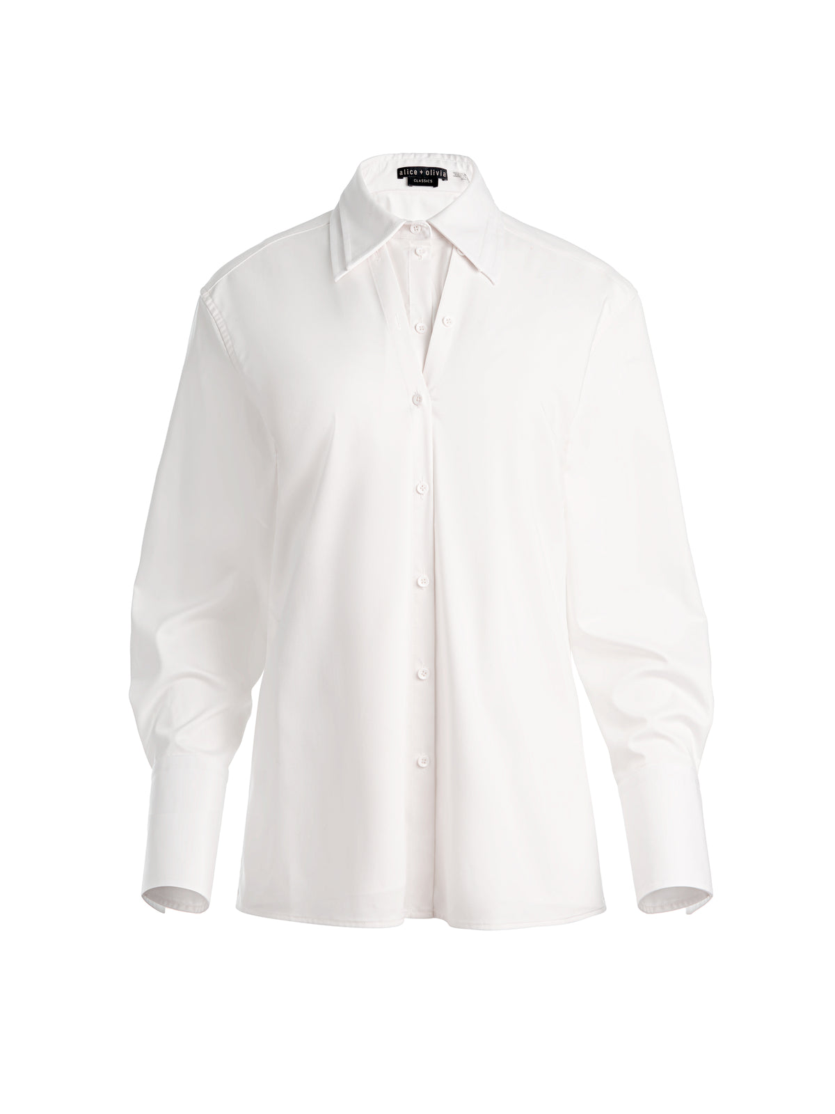 AIMEE DOUBLE LAYER BUTTON DOWN - OFF WHITE