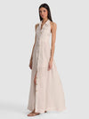 KENDALL LINEN MAXI DRESS-OATMEAL-ALICE + OLIVIA