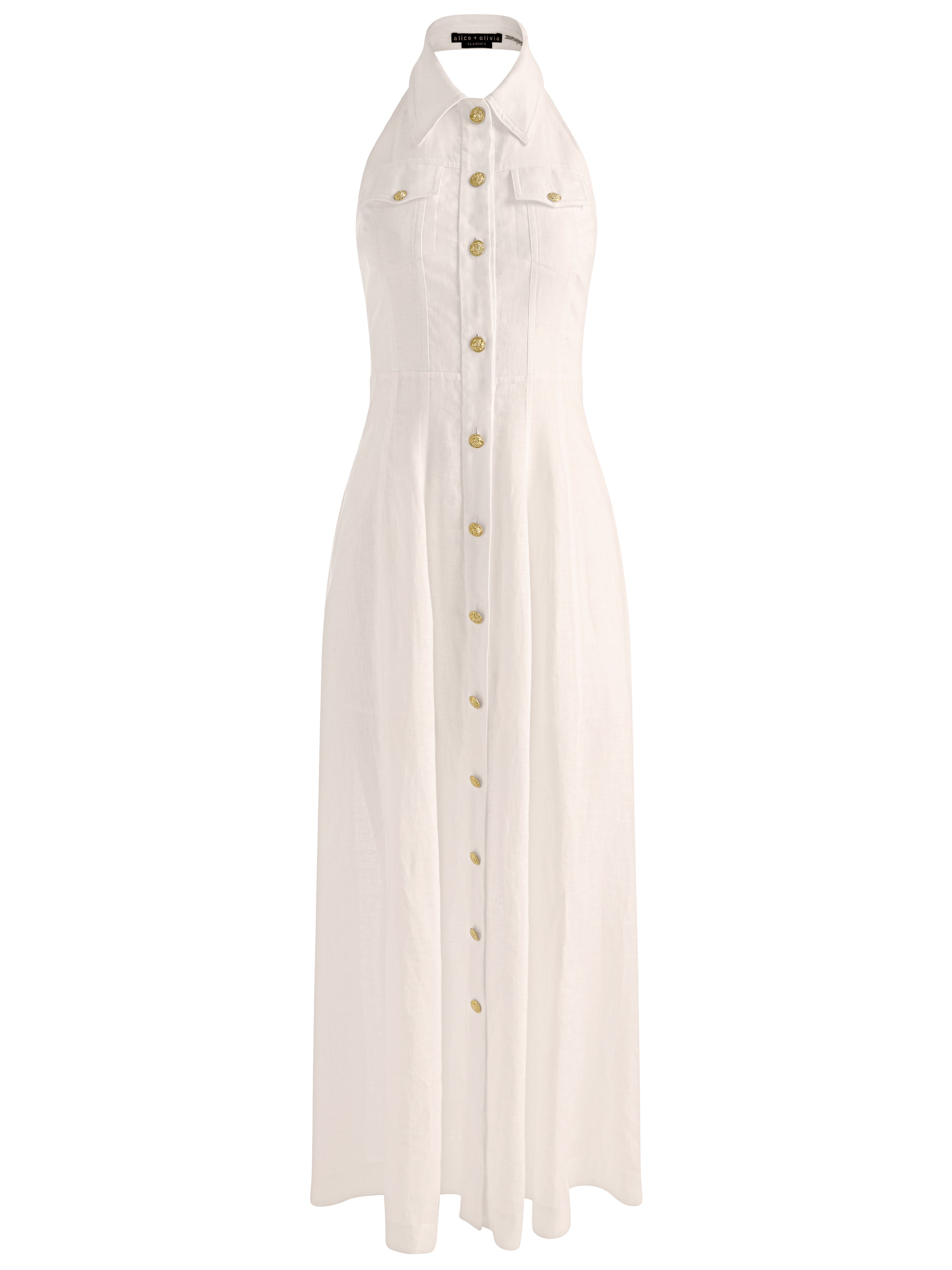 KENDALL LINEN MAXI DRESS-OATMEAL-ALICE + OLIVIA
