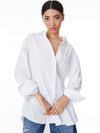 CAMICIA ABBONDANTE IN COTONE FINE-ALICE + OLIVIA