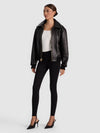 COLLINS DOPPIO STRATO GIUBBOTTO IN PELLE-ALICE + OLIVIA