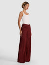 AMAZING SUEDE PANT-COGNAC-ALICE + OLIVIA