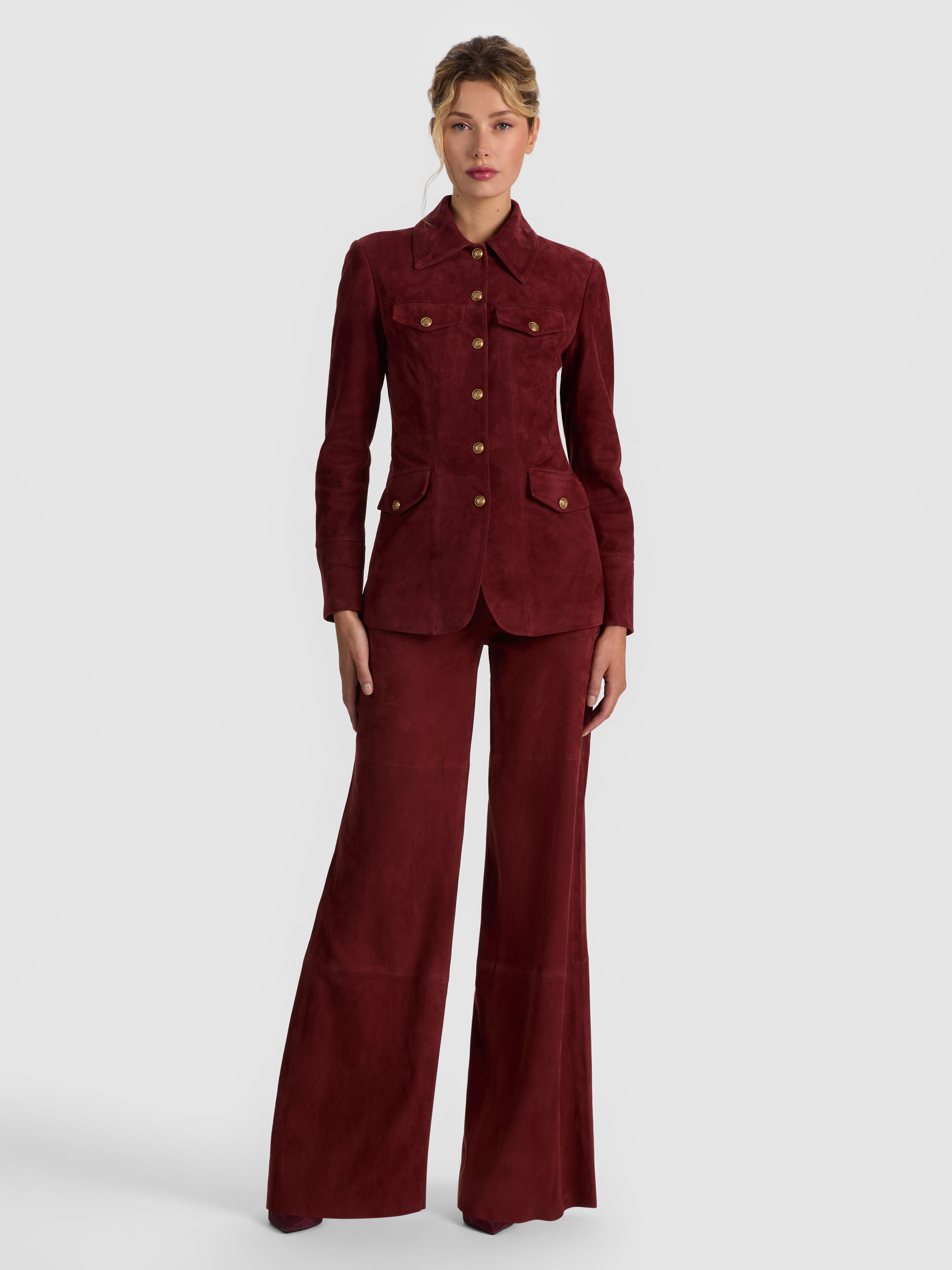 GIACCA DOROTHIE IN SUEDE CON BOTTONI SUL DAVANTI-ALICE + OLIVIA