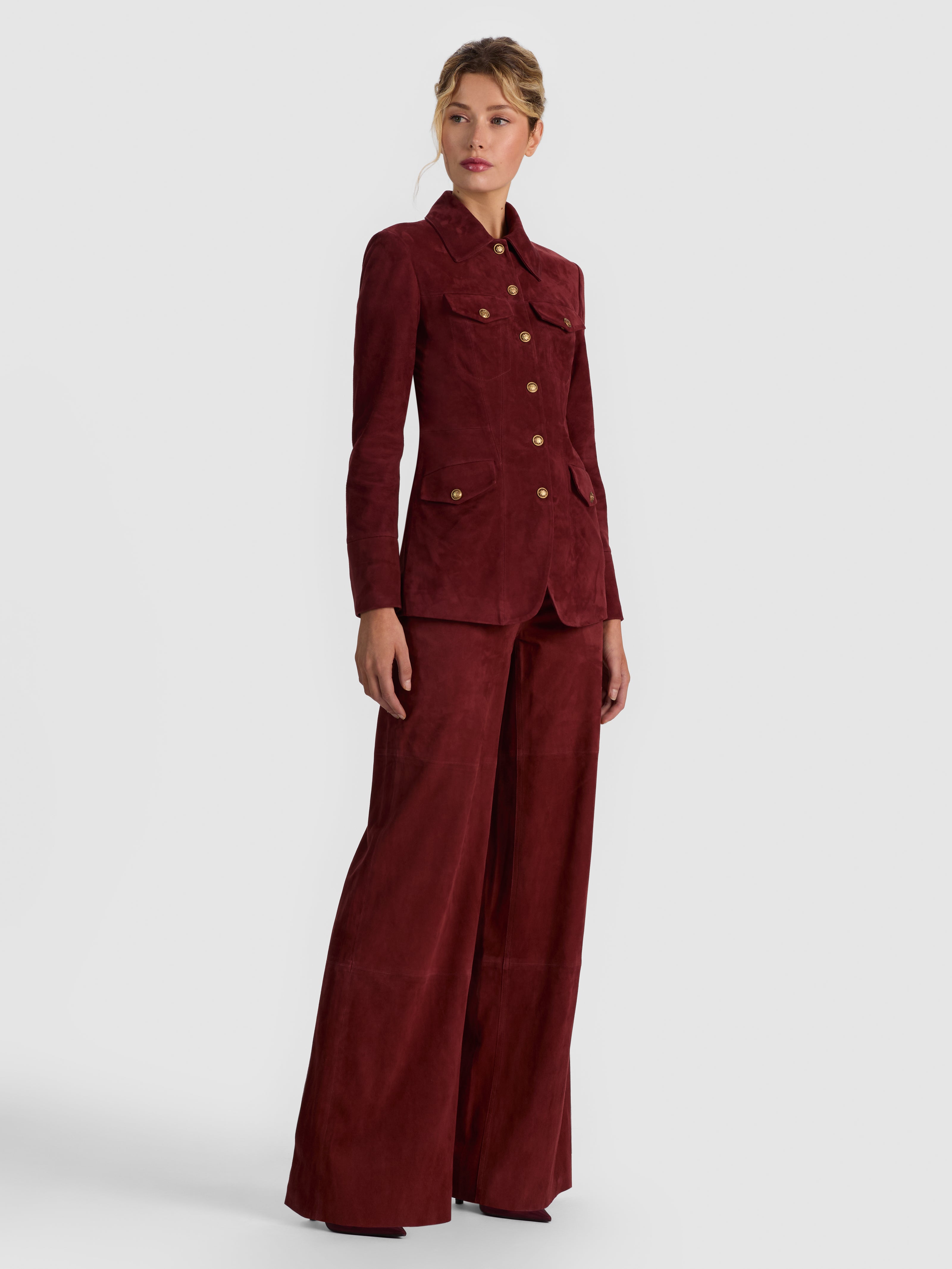 GIACCA DOROTHIE IN SUEDE CON BOTTONI SUL DAVANTI-ALICE + OLIVIA