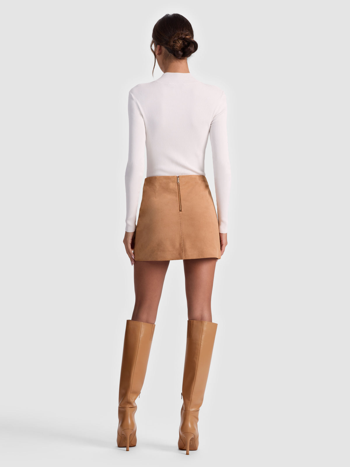 MINIGONNA SCAMOSCIATA RILEY-ALICE + OLIVIA