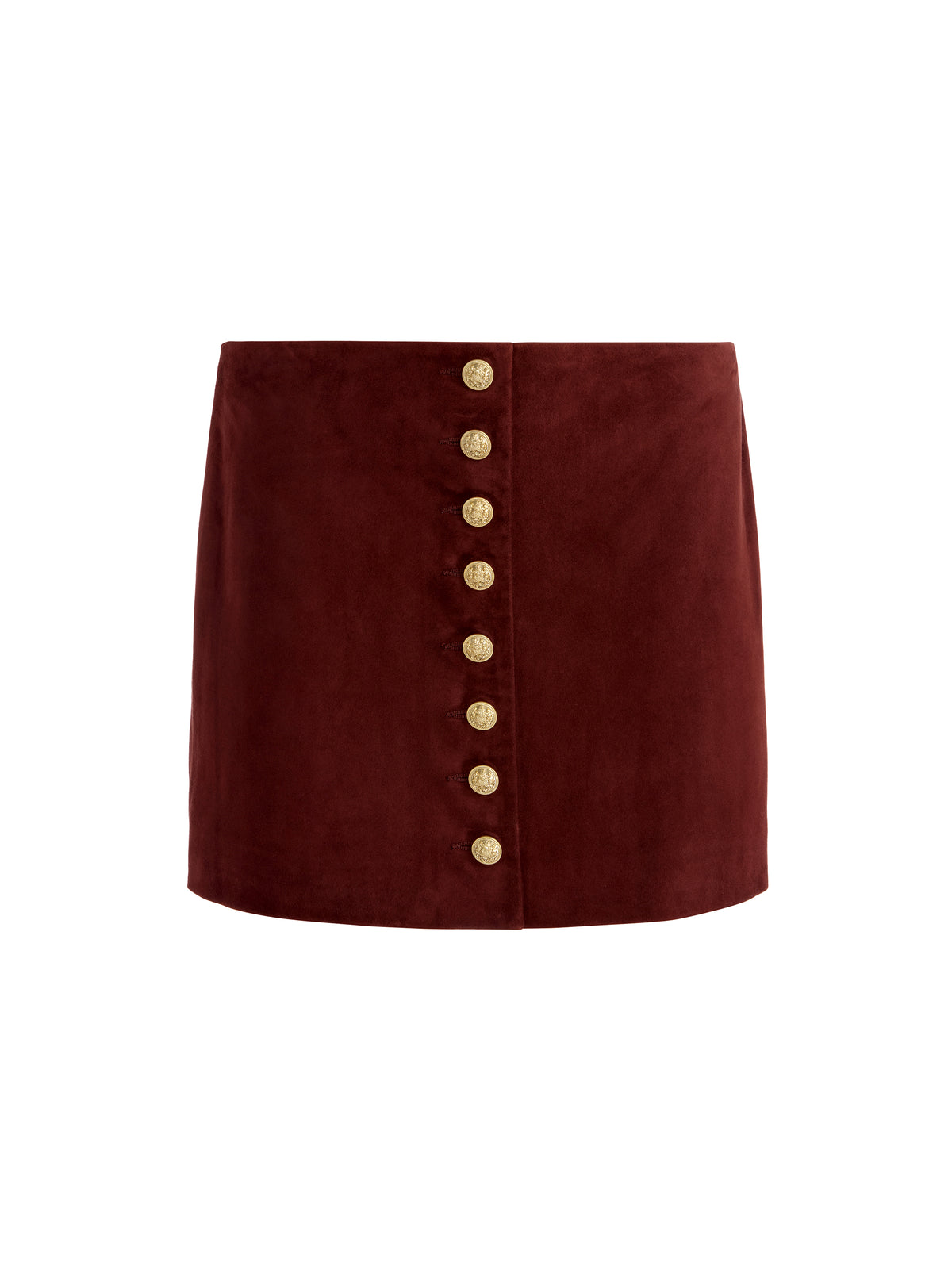 MINIGONNA RUBI IN SUEDE - COGNAC