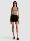 CADY SUEDE SHORT-Black-ALICE + OLIVIA