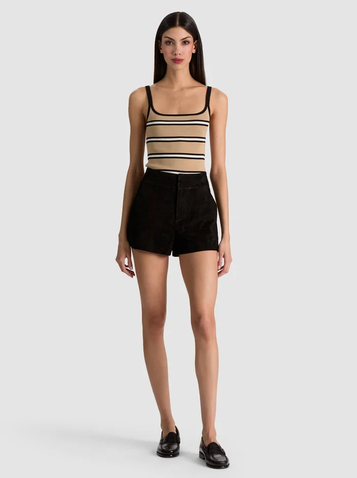 CADY SUEDE HR CLEAN WB SHORT - NERO