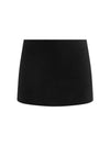 MACE SUEDE MINI SKORT-Black-ALICE + OLIVIA