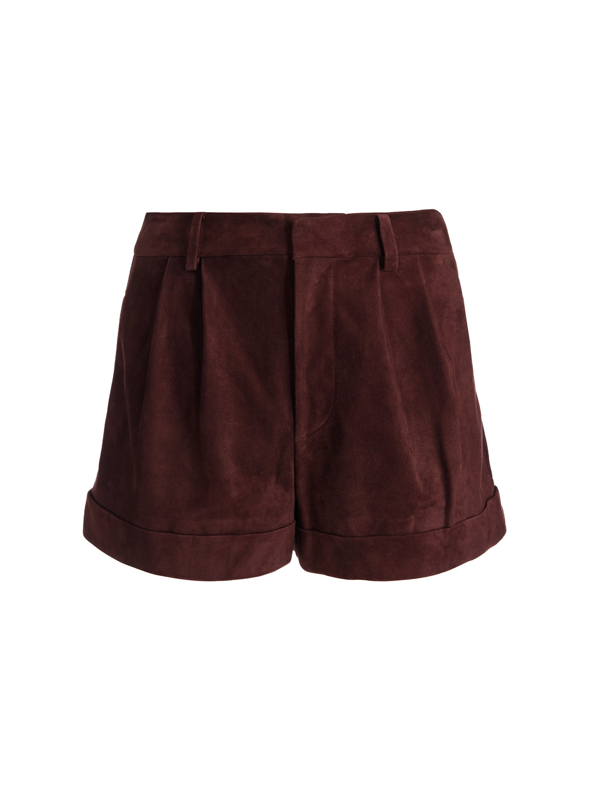 CONRY SUEDE SHORT - CIOCCOLATO FONDENTE