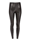 MADDOX SNAKE SKIN LEATHER LEGGING-Black-ALICE + OLIVIA