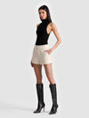 CADY LEATHER SHORT-WHITE-ALICE + OLIVIA
