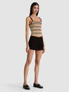 MACE SUEDE MINI SKORT-Black-ALICE + OLIVIA