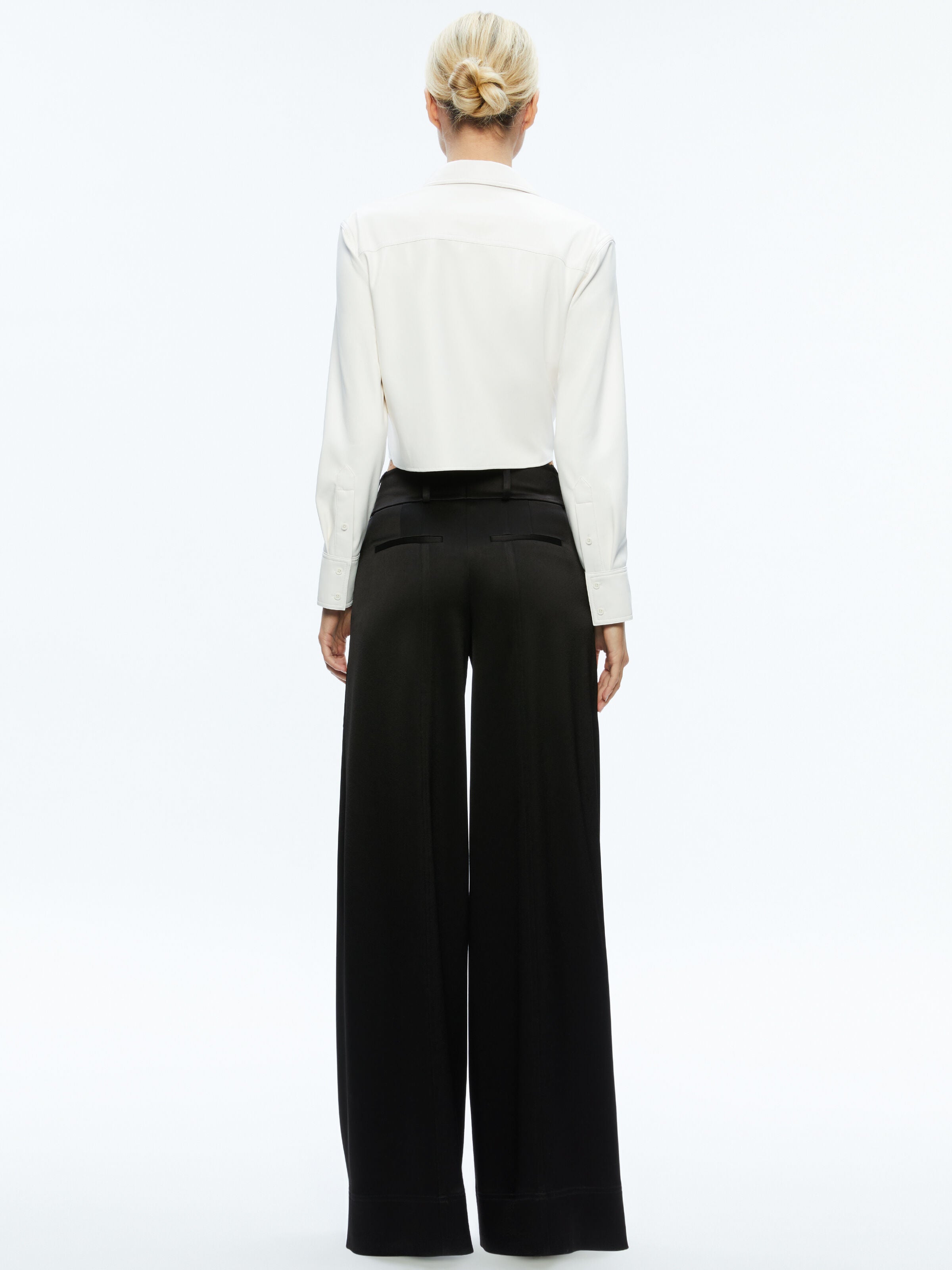 LEON VEGAN CROP TOP-ALICE + OLIVIA