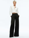 LEON VEGAN CROP TOP-ALICE + OLIVIA
