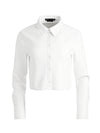 LEON VEGAN CROP TOP-ALICE + OLIVIA